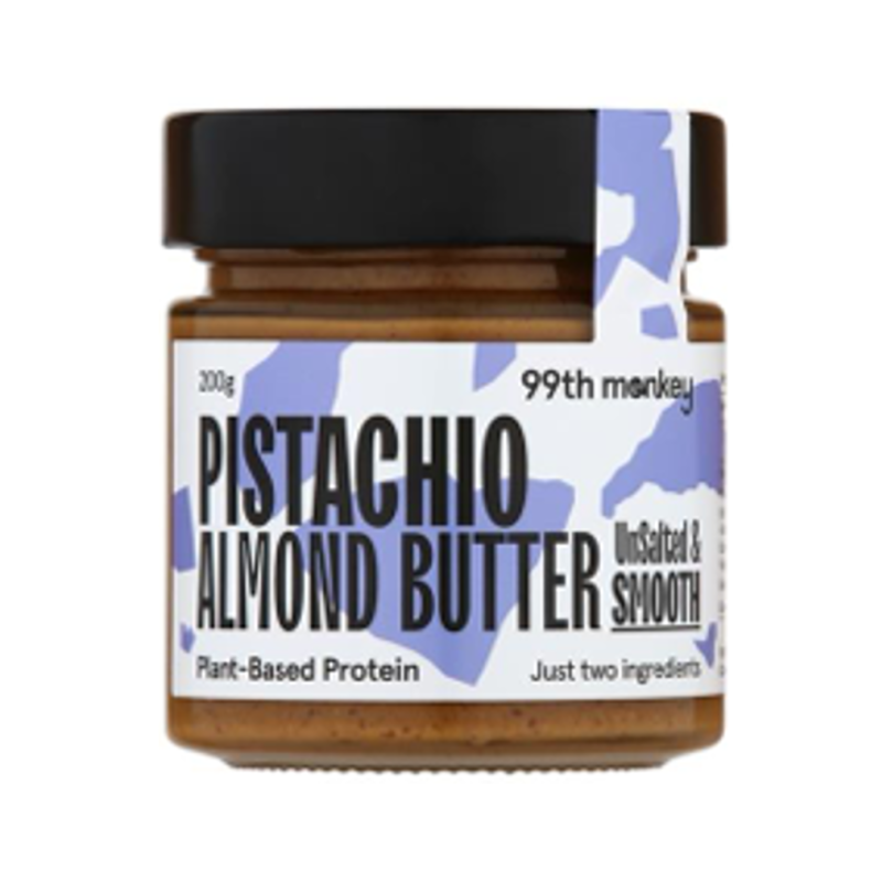 Pistachio Almond Butter - UnSalted & Smooth
