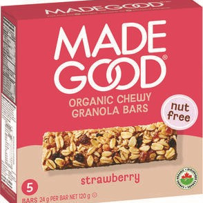 Organic Strawberry Granola Bars 120g  (24g x 5)