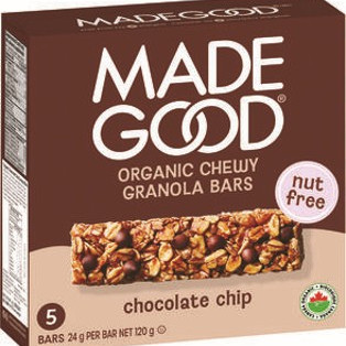 Organic Chocolate Chips Granola Bars  120g (24g x 5)